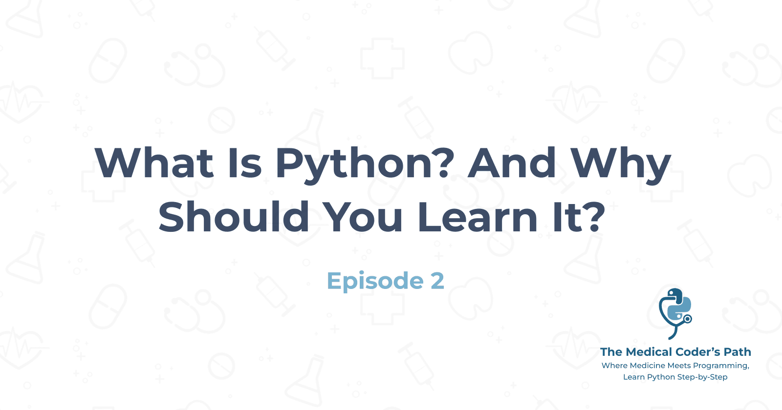 Episode 2: What Is Python? And Why Should You Learn It?